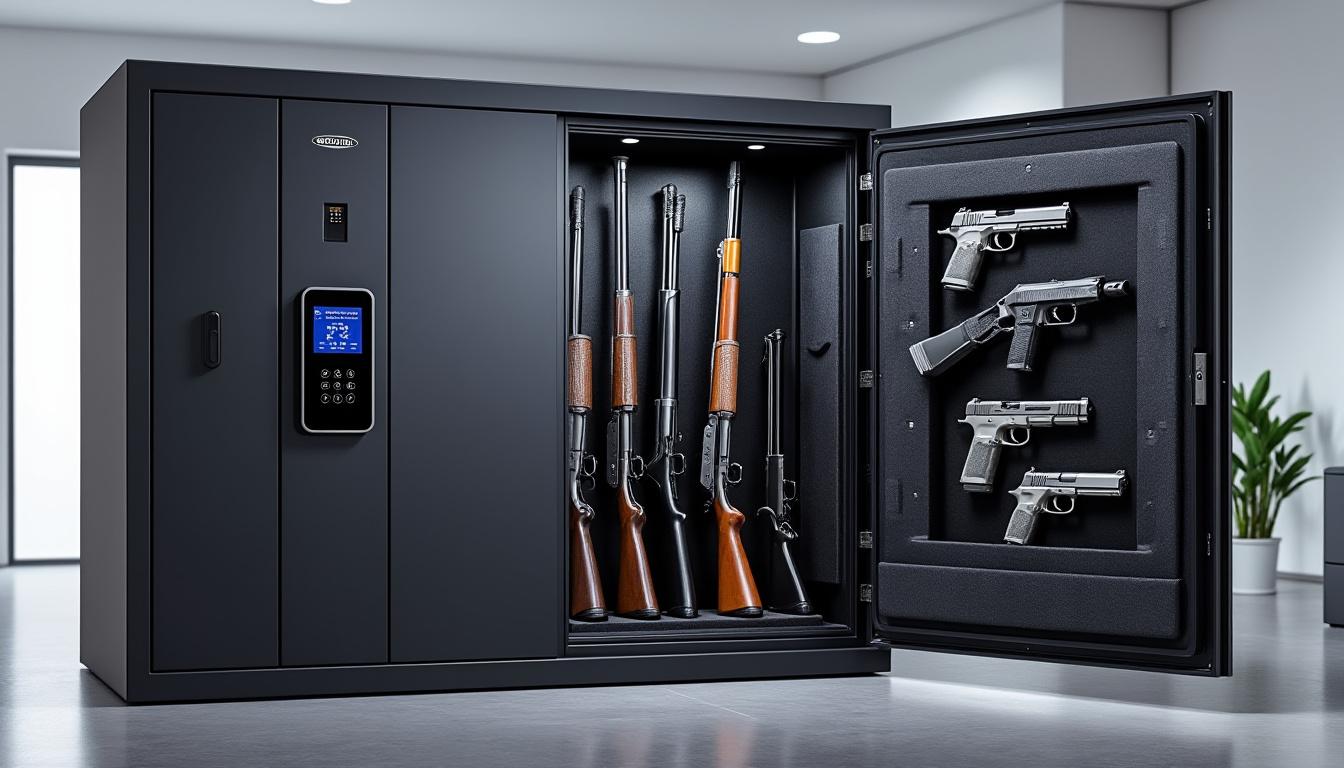 découvrez nos armoires à fusils avec serrure certifiée, alliant sécurité maximale, qualité supérieure et design élégant pour protéger vos armes avec style. choisissez la tranquillité d'esprit et l'assurance d'une protection fiable.