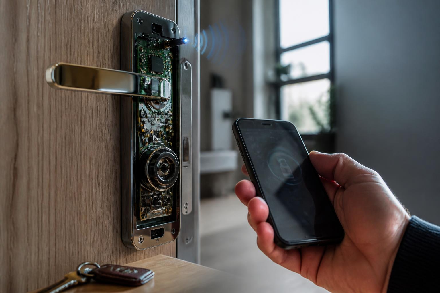 découvrez le fonctionnement d'une serrure connectée sans fil et les avantages qu'elle offre pour sécuriser votre maison facilement et intelligemment.