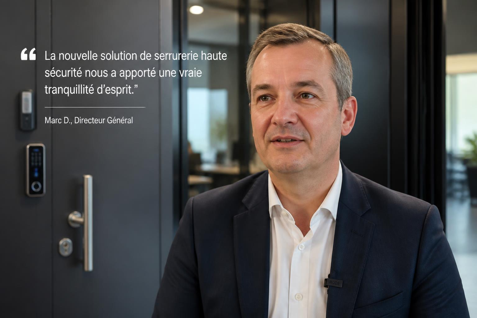 découvrez les témoignages authentiques de chefs d'entreprise sur leur expérience avec une serrurerie spécialisée pour assurer la sécurité optimale de leur entreprise.