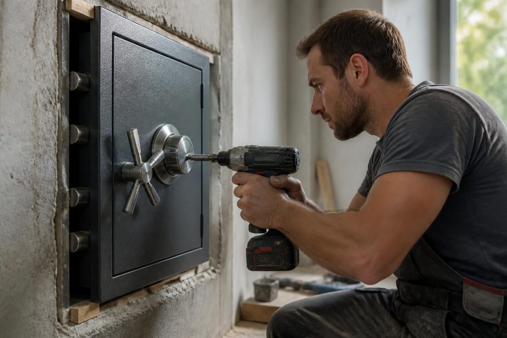 découvrez comment une installation professionnelle de coffre-fort blindé assure la protection optimale de vos biens précieux contre le vol et les dommages.